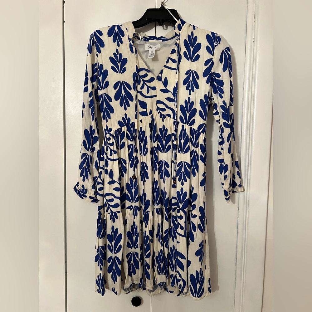 Long sleeve floral dress